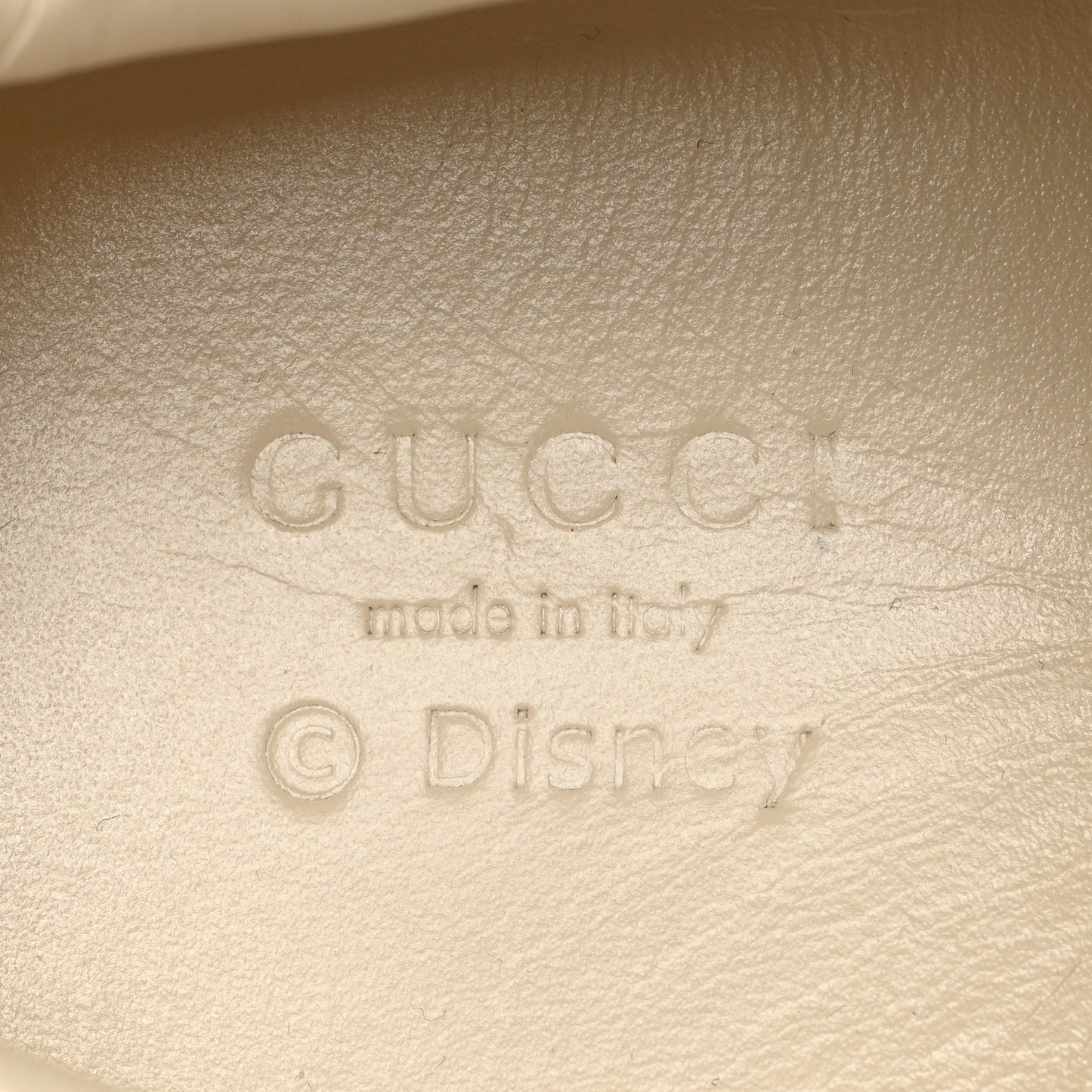 X DISNEY Calfskin Mickey Mouse Womens Rhyton Sneakers 39 Ivory