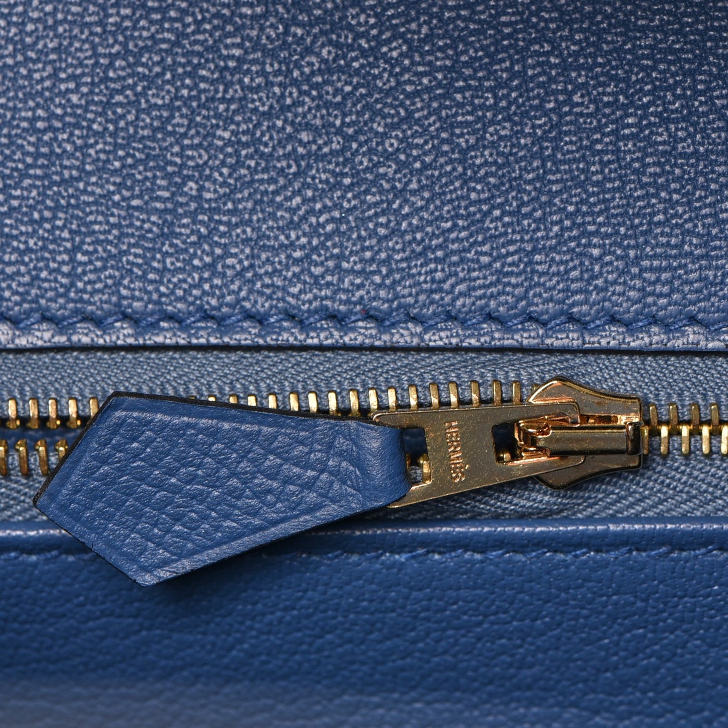 Epsom Birkin 35 Bleu Agate