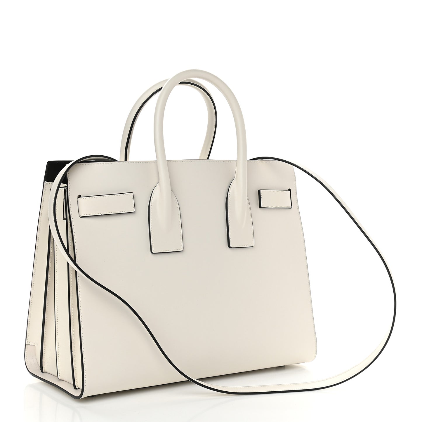 Calfskin Small Sac De Jour Dove White