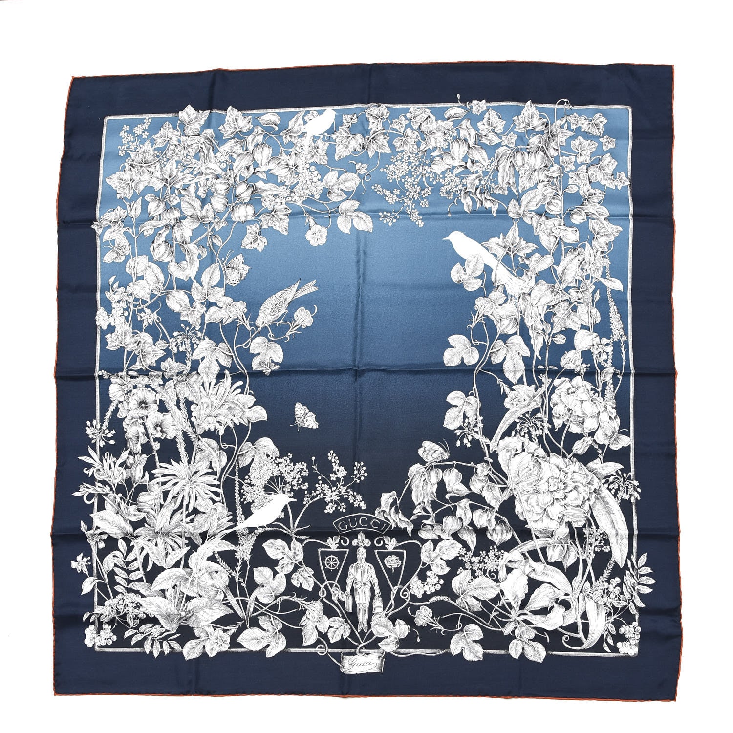 Gucci Silk Wondergarden Monogram Square Scarf 1 of 7