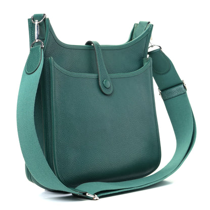 Hermes Taurillon Clemence Evelyne III PM Malachite 2 of 4