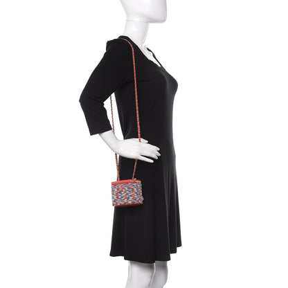 Chanel Embroidered Thread Mini Vanity With Chain Multicolor 2 of 10