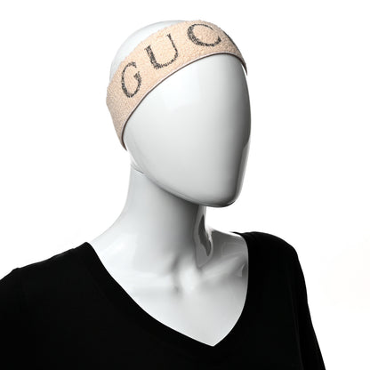 Gucci Cotton Elastic Gucci Logo Headband White 2 of 7
