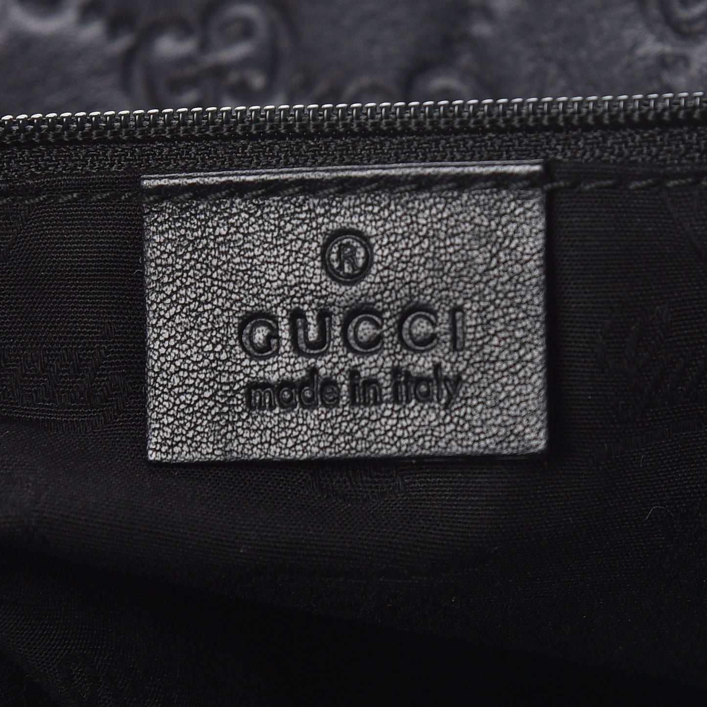 Guccissima Large New Ladies Web Hobo Black