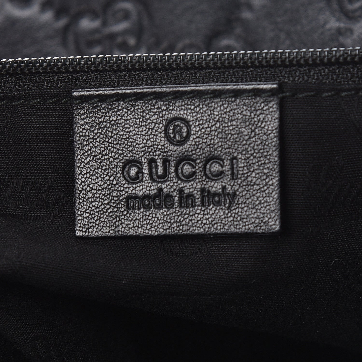 Gucci Guccissima Large New Ladies Web Hobo Black 6 of 10