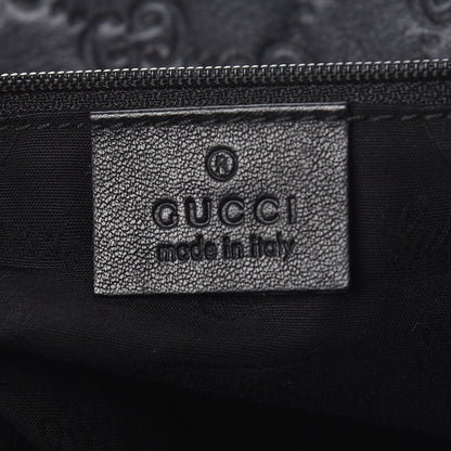 Gucci Guccissima Large New Ladies Web Hobo Black 6 of 10