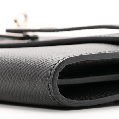 Hermes Epsom Kelly Longue Wallet Black 10 of 10