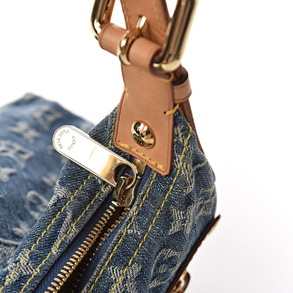 Louis Vuitton Monogram Denim Baggy PM Blue 11 of 14