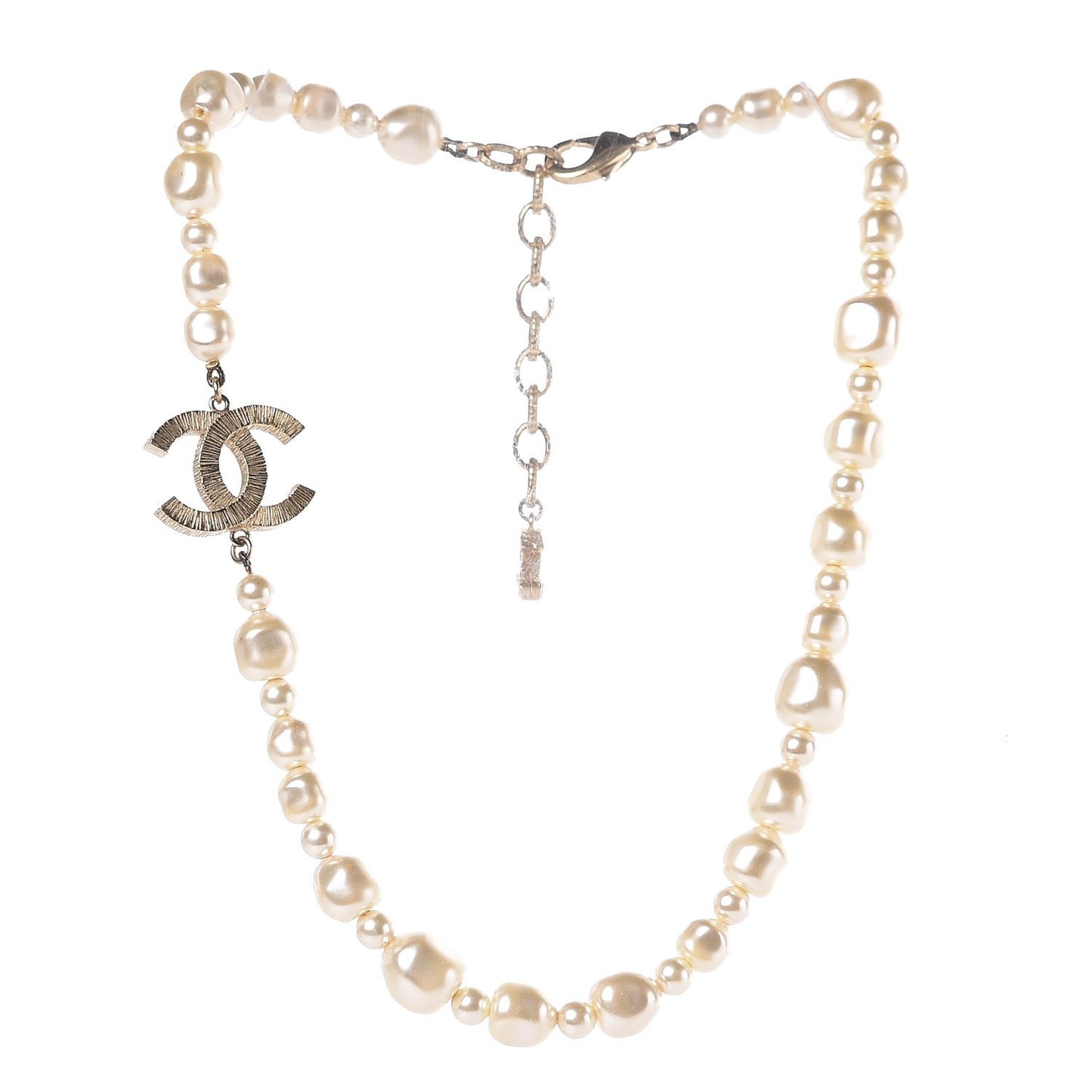 Baroque Pearl Short Necklace Gold