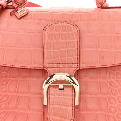 Delvaux Matte Alligator MM Brillant Satchel 8 of 12