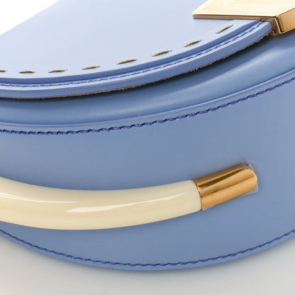 Fendi Vitello King Plexiglass Moonlight Shoulder Bag Azzurro Sky 7 of 8