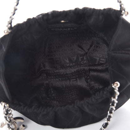 Chanel Satin Frame Top CC Small Evening Bag Black 5 of 10