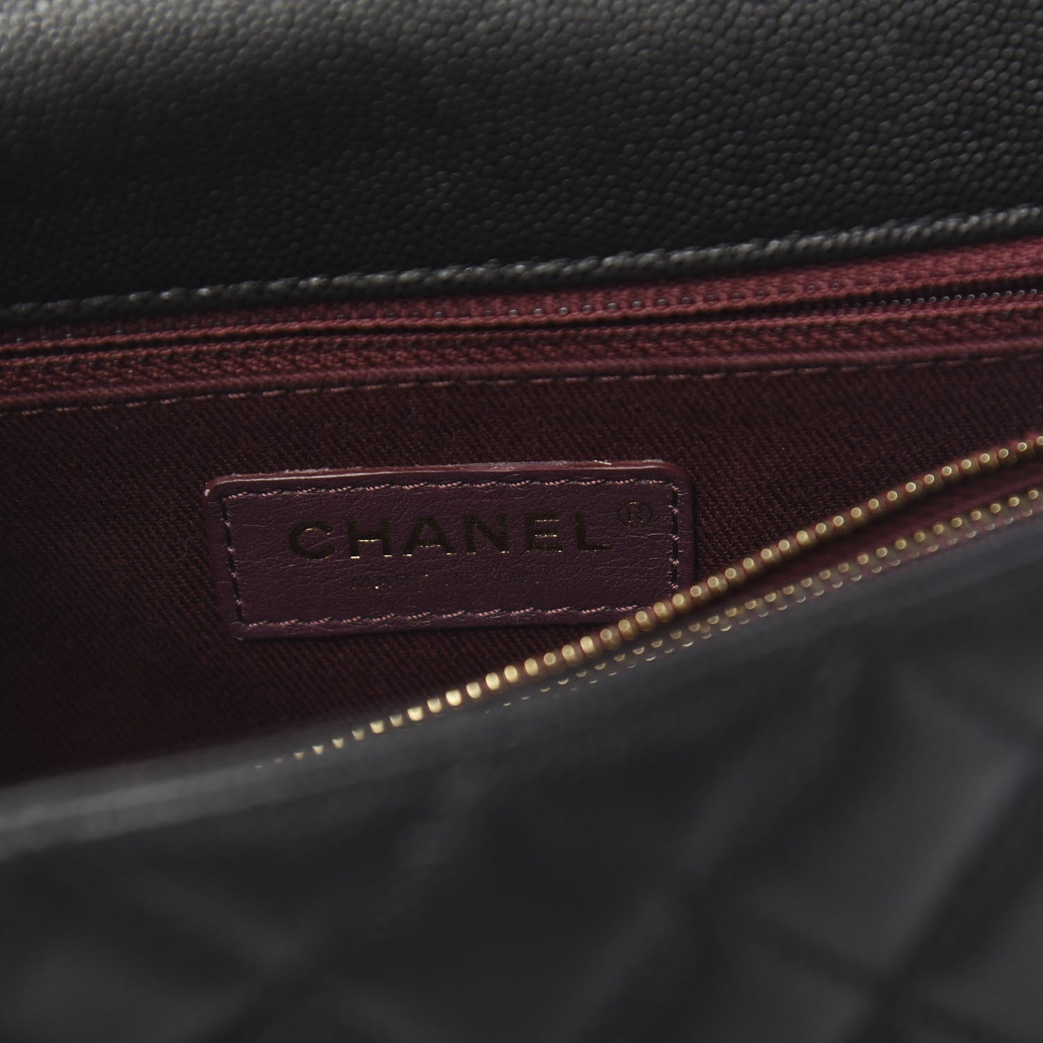Chanel Caviar Quilted Small Coco Handle Flap Black 6 of 10