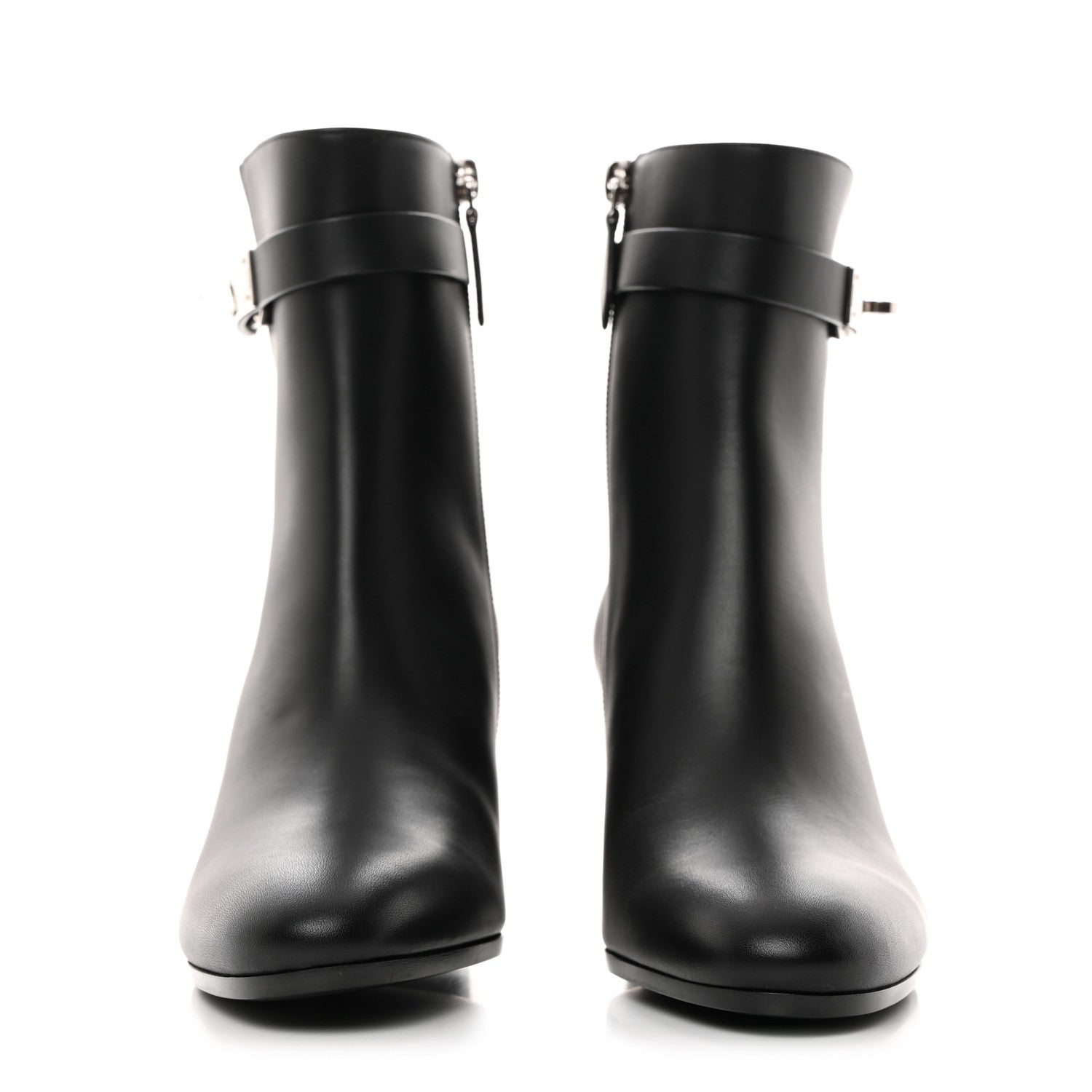 Hermes Calfskin Saint Germain Ankle Boots 36 Black 2 of 10