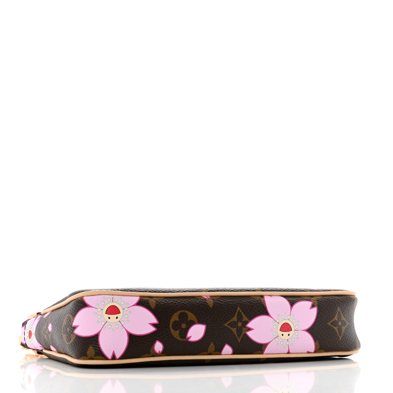 Louis Vuitton LV X TM Monogram Pochette Accessories Sakura Brown 4 of 11