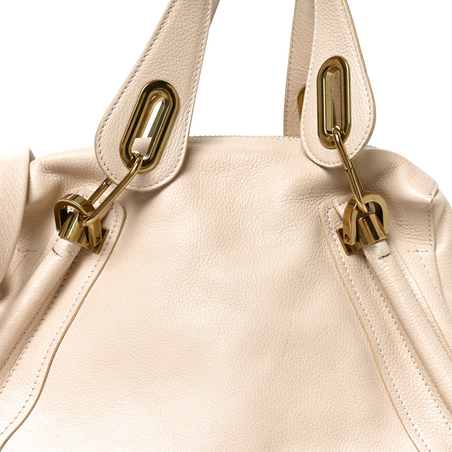 Calfskin Medium Paraty Husky White