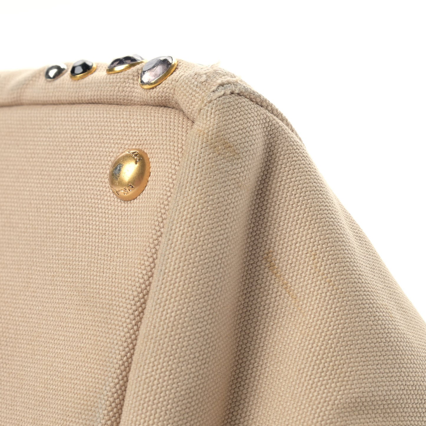 Canapa Crystal Studded Tote Corda