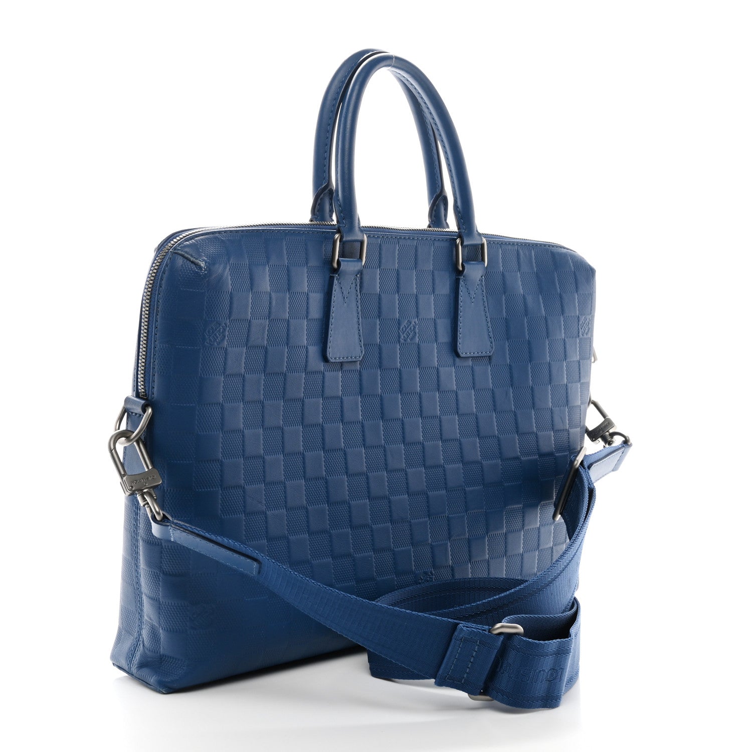 Louis Vuitton Damier Infini Porte-Documents Jour Neptune 3 of 11