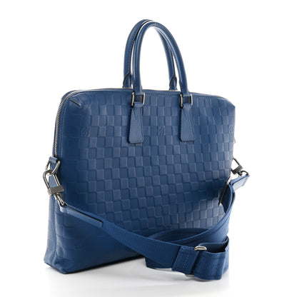 Louis Vuitton Damier Infini Porte-Documents Jour Neptune 3 of 11