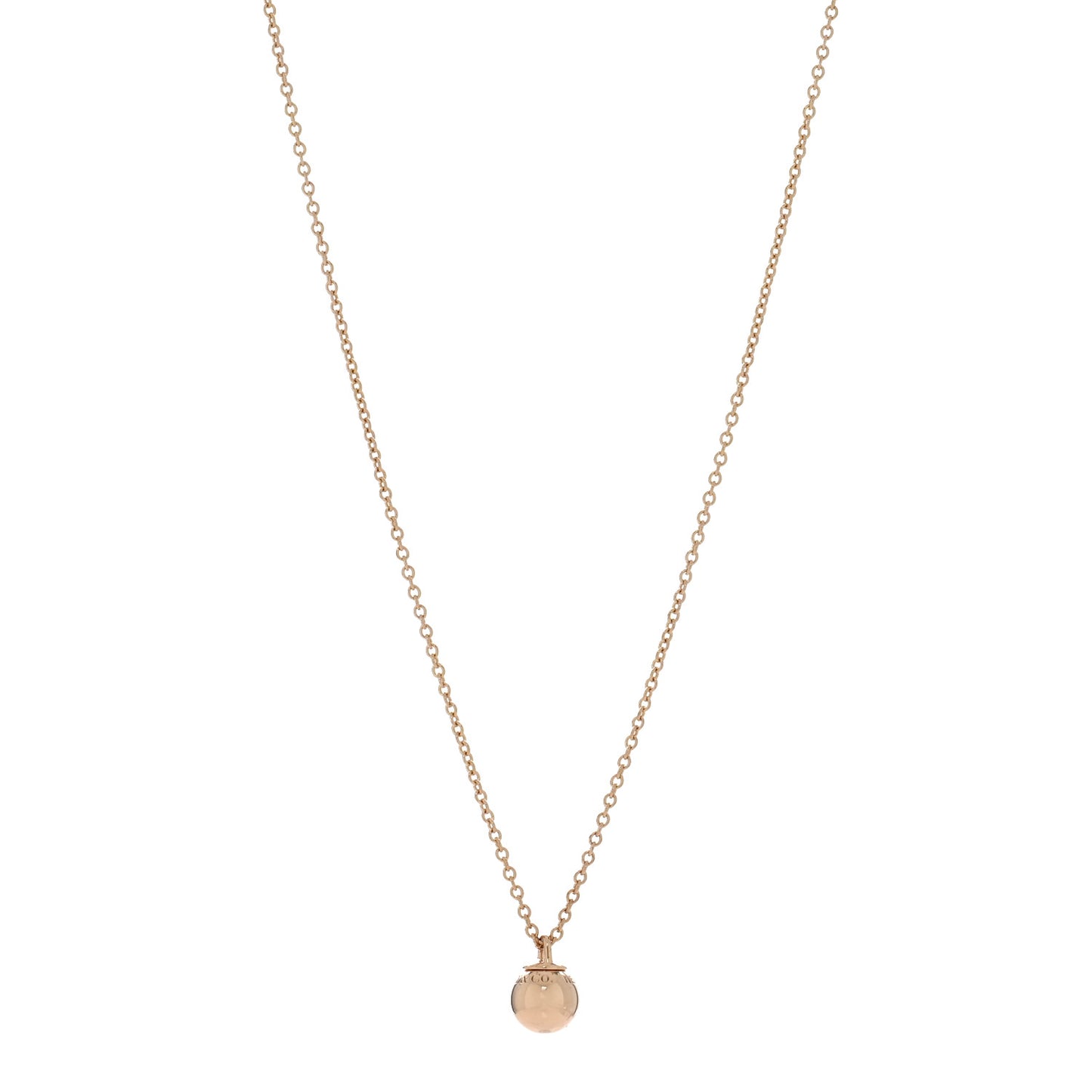 18K Rose Gold 8mm HardWear Ball Pendant Necklace