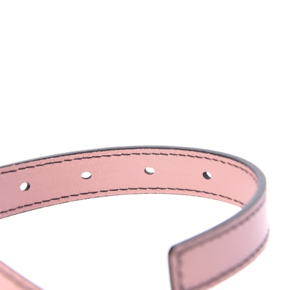 Christian Dior Calfskin D Fence Belt 75 Baby Pink 4 of 7