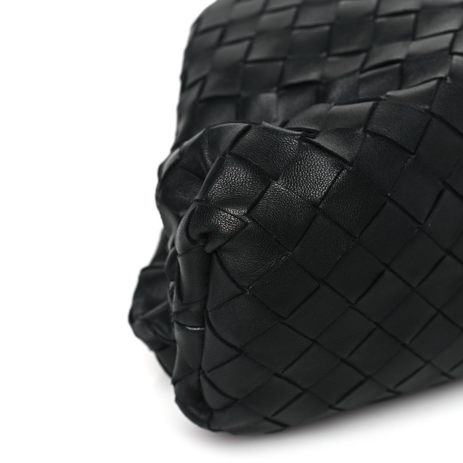 Bottega Veneta Nappa Maxi Intreccio The Pouch Oversized Clutch Black 8 of 9