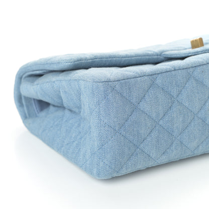 Chanel Denim Quilted 2.55 Reissue 226 Flap Light Blue 9 of 10