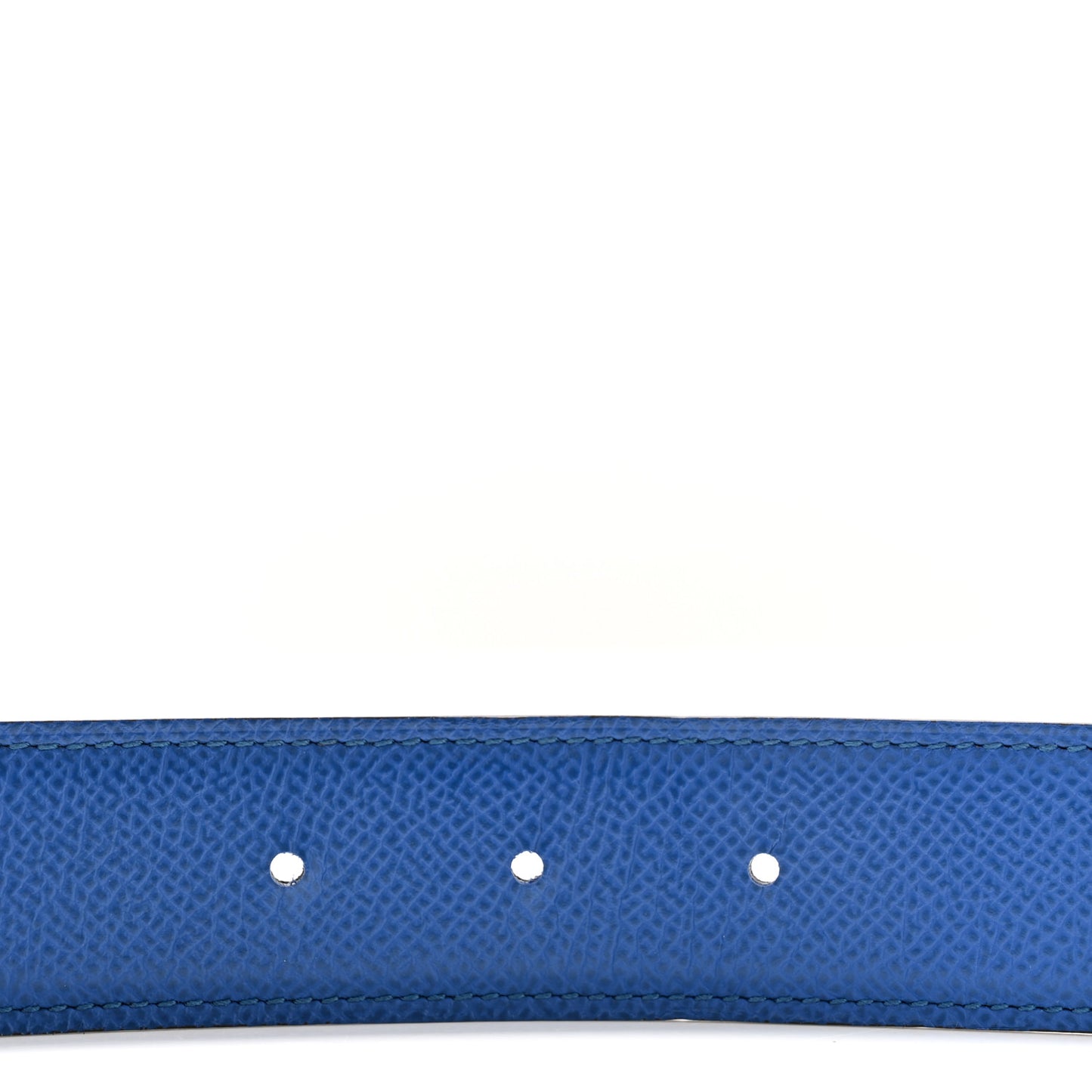 Epsom 38mm Constance H Belt 110 Black Bleu Zellige