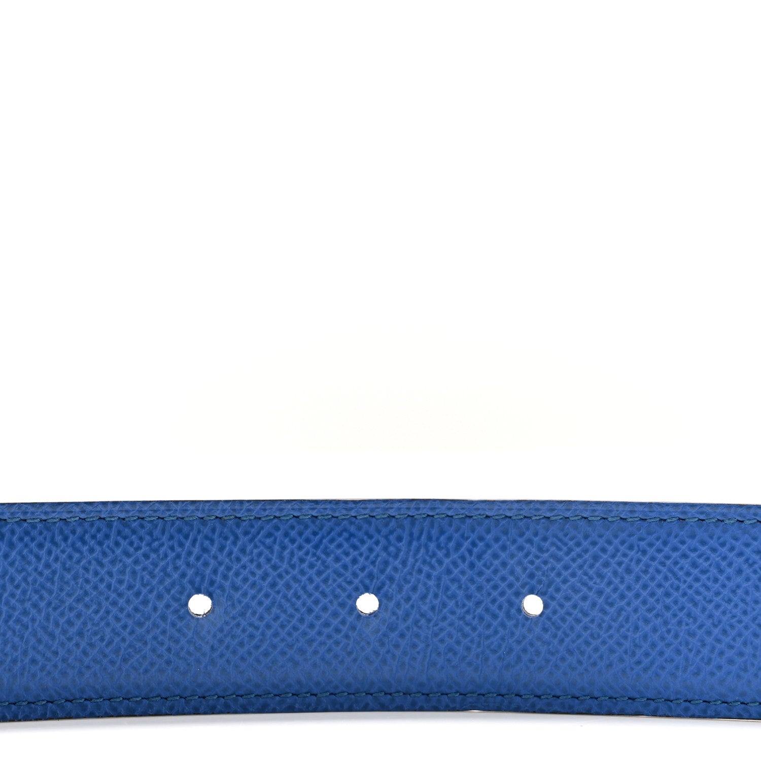 Hermes Epsom 38mm Constance H Belt 110 Black Bleu Zellige 4 of 8