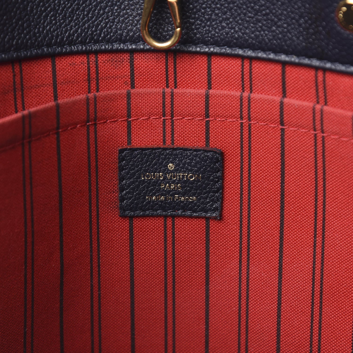 Louis Vuitton Empreinte Montaigne GM Marine Rouge 7 of 18