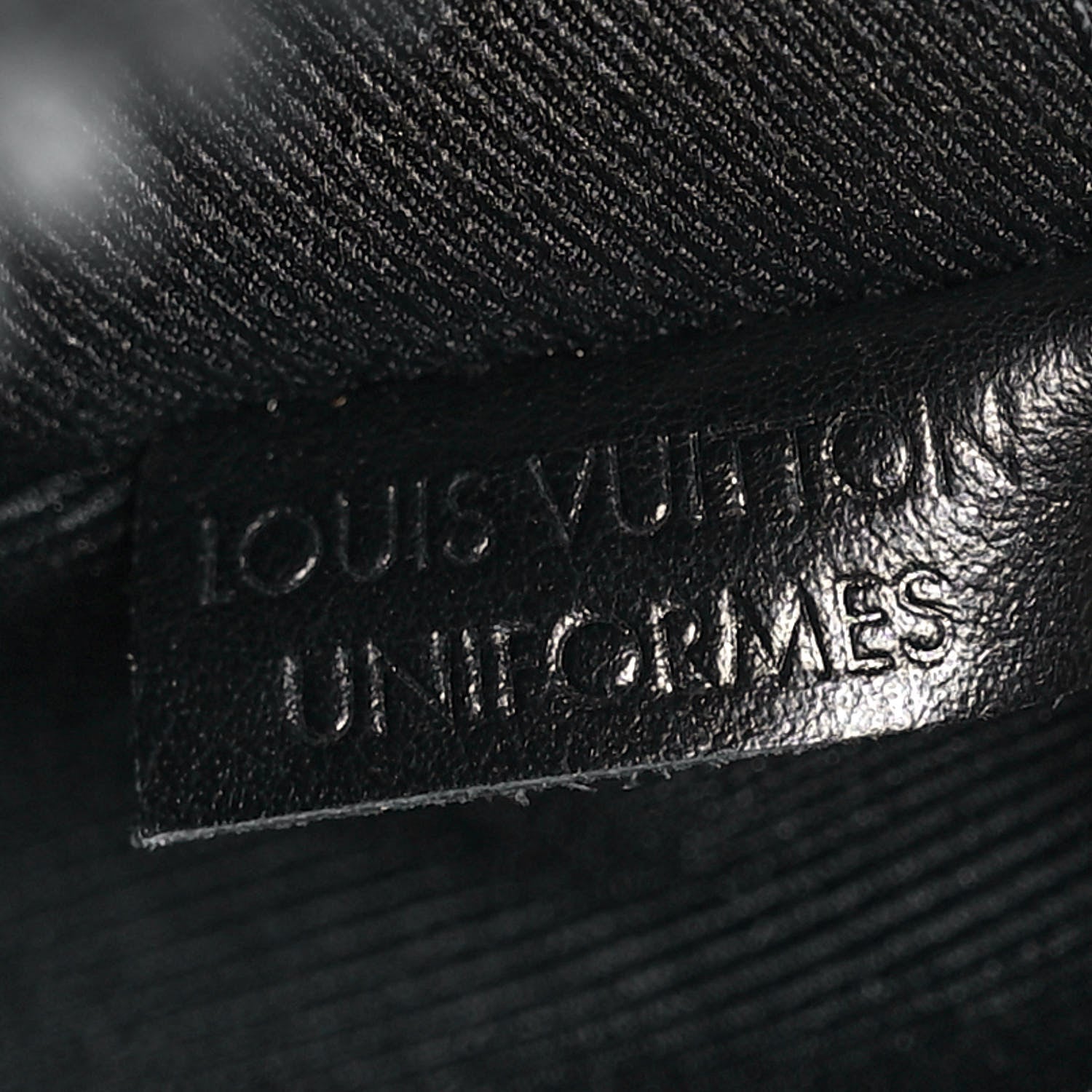 Louis Vuitton Taurillon Monogram Uniformes Solar Ray Soft Pochette Volga Belt Bag Black 7 of 12