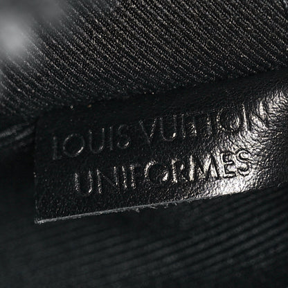 Louis Vuitton Taurillon Monogram Uniformes Solar Ray Soft Pochette Volga Belt Bag Black 7 of 12