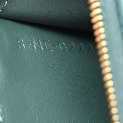 Celine Shiny Calfskin Zipped Card Holder Green 7 of 7