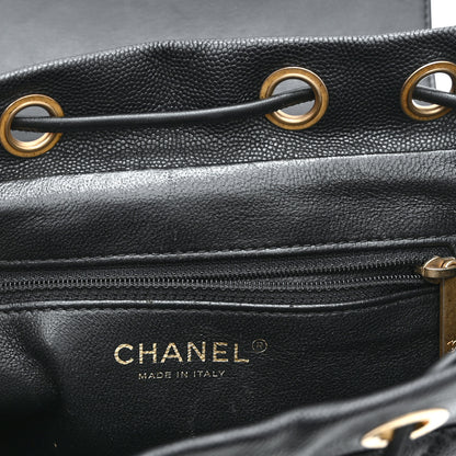 Chanel Caviar Quilted Small Filigree Backpack Black 6 of 10