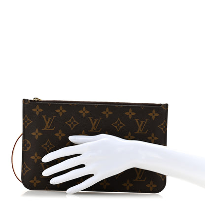 Louis Vuitton Monogram Neverfull MM GM Pochette 2 of 10
