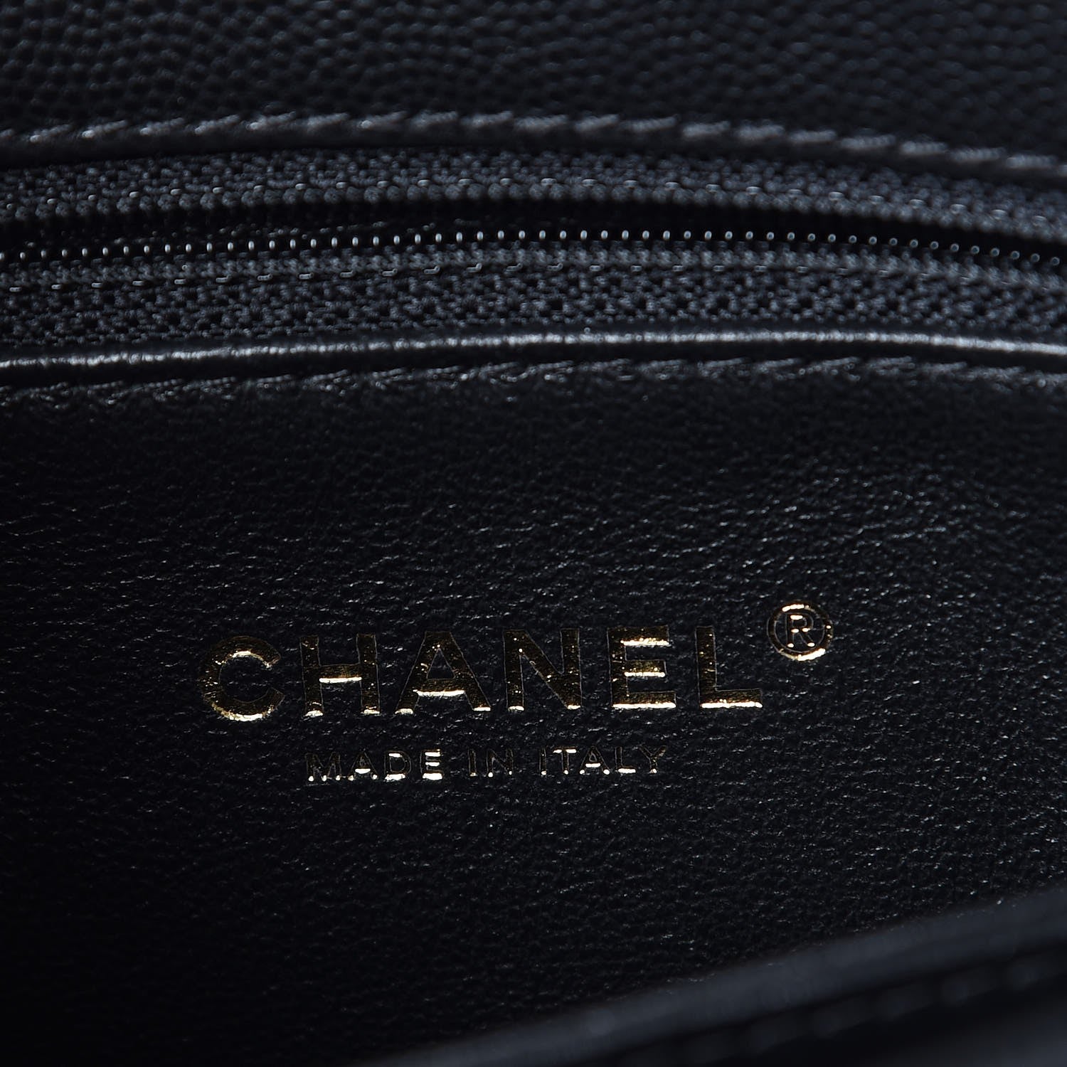 Chanel Caviar Lizard Quilted Mini Coco Handle Flap Black 6 of 9