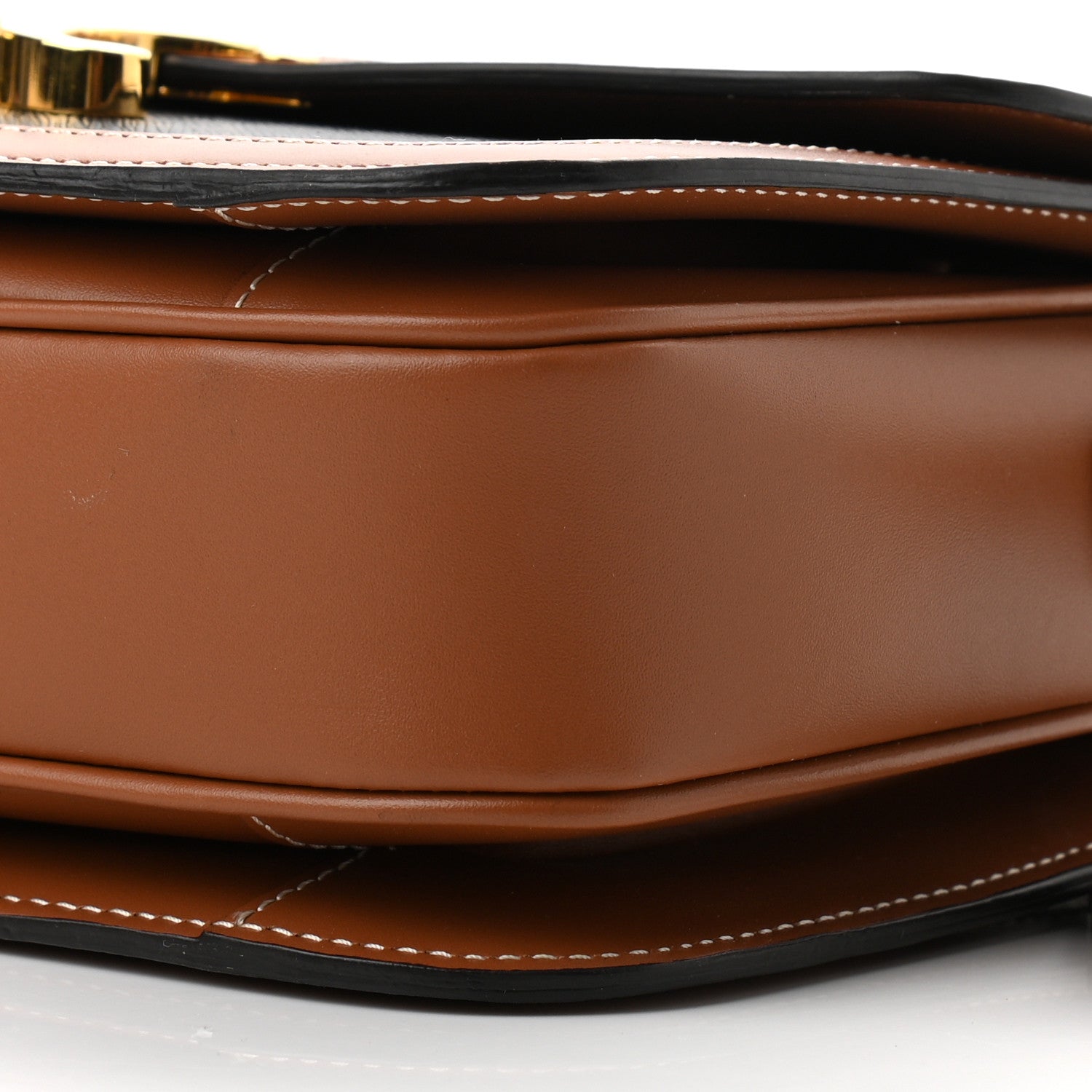 Celine Triomphe Canvas Calfskin Medium Triomphe Bag Tan 11 of 11