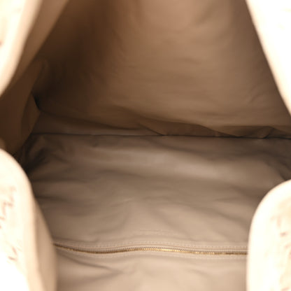 Bottega Veneta Suede Intrecciato Large Hop Ecru 5 of 10