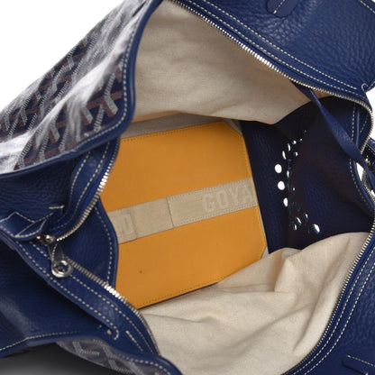 Goyard Goyardine Sac Hardy Pet Carrier PM Navy 6 of 10