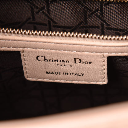 Christian Dior Lambskin Cannage Large Lady Dior Beige 6 of 13
