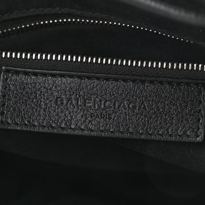 Balenciaga Calfskin Logo Small Shopping Black 8 of 12