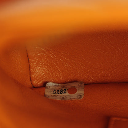 Chanel Caviar Quilted Medallion Tote Orange 8 of 8