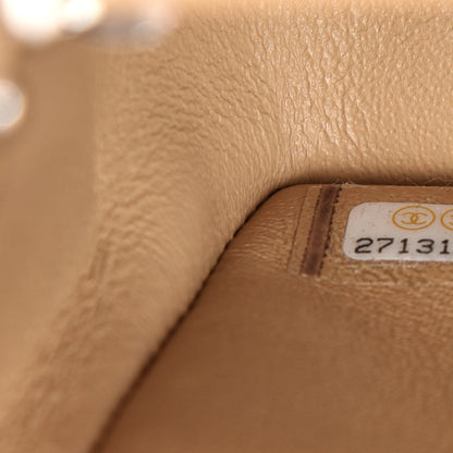 Chanel Lambskin Quilted Mini Rectangular Flap Beige 9 of 10
