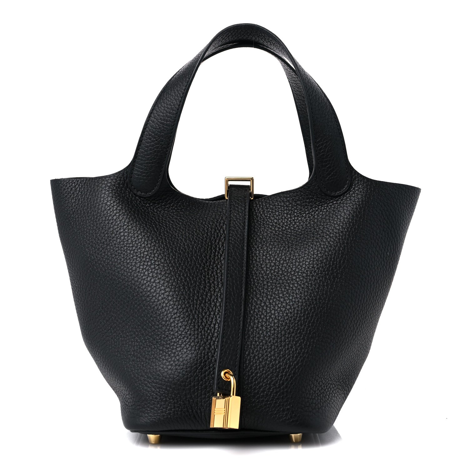 Hermes Taurillon Clemence Picotin Lock 18 PM Black 1 of 10