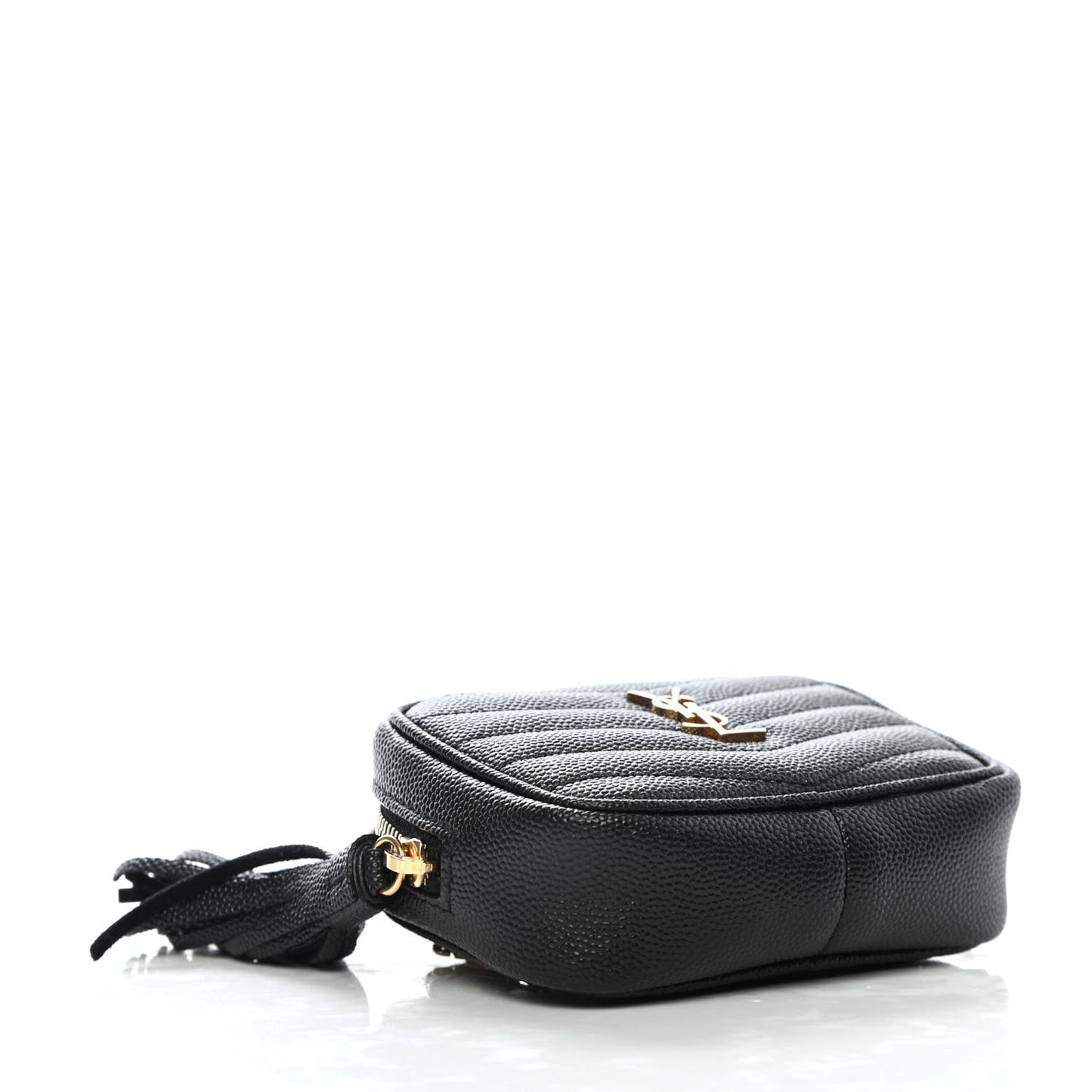 Grain De Poudre Matelasse Monogram Baby Lou Camera Bag Black