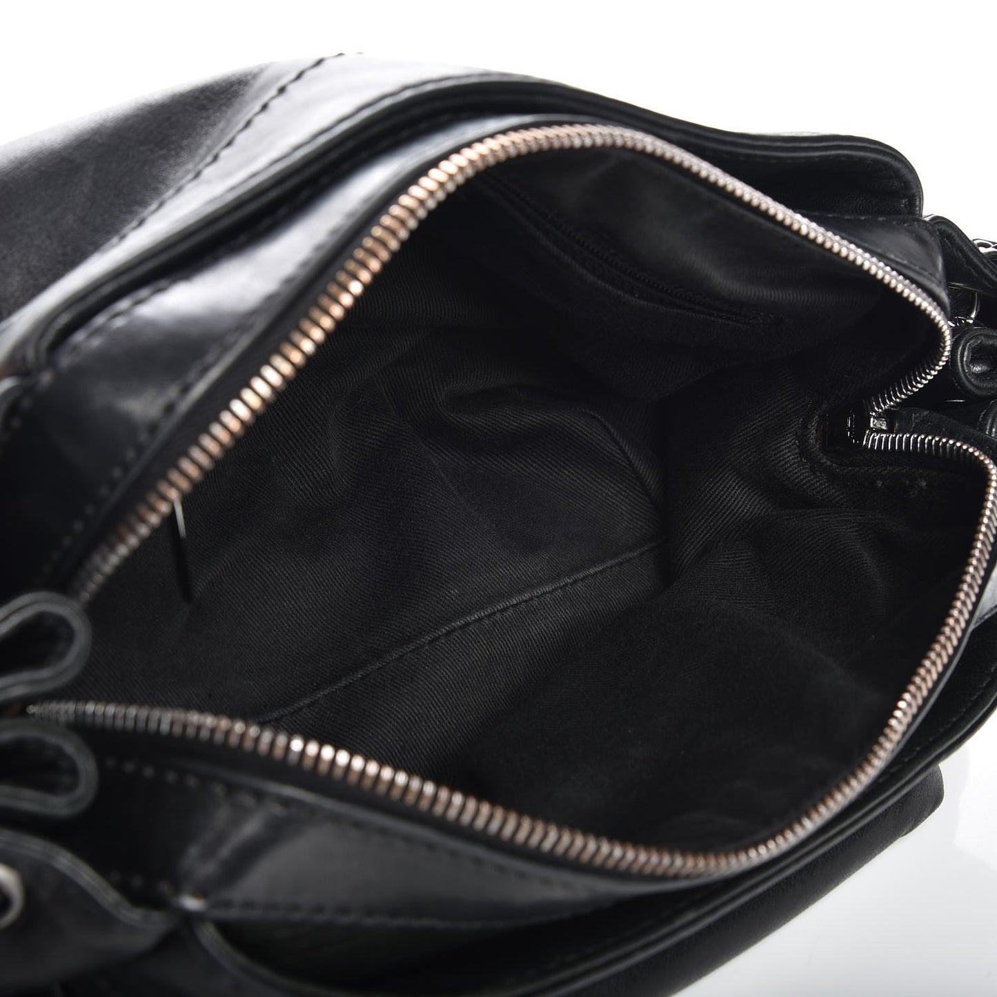 Lambskin Rock and Chic Shoulder Bag Black