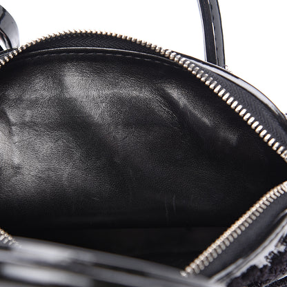 Louis Vuitton Patent Lambskin Fascination Lockit BB Black 9 of 9