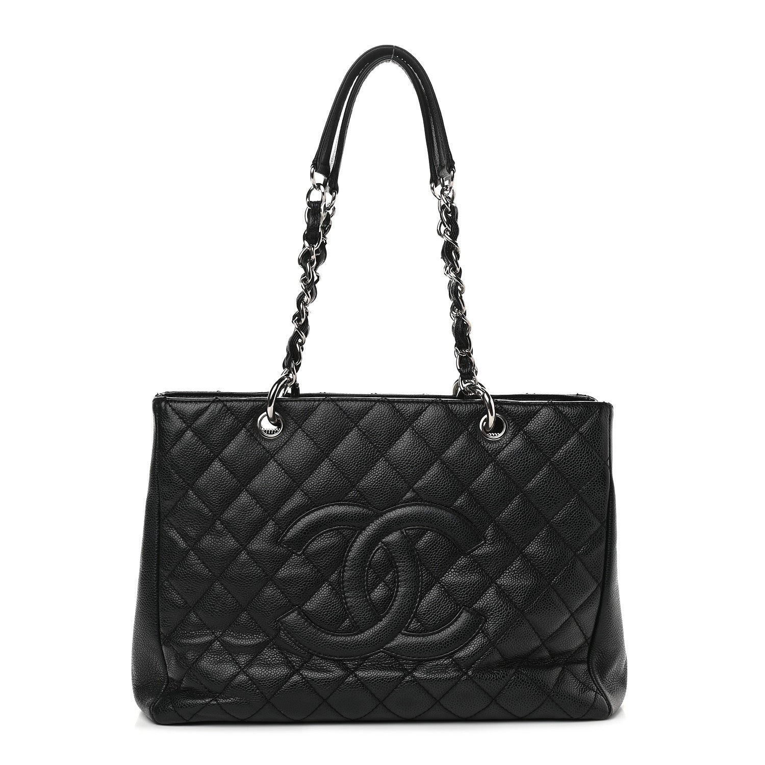 Chanel Caviar Quilted Grand Shopping Tote GST Black 1 of 10