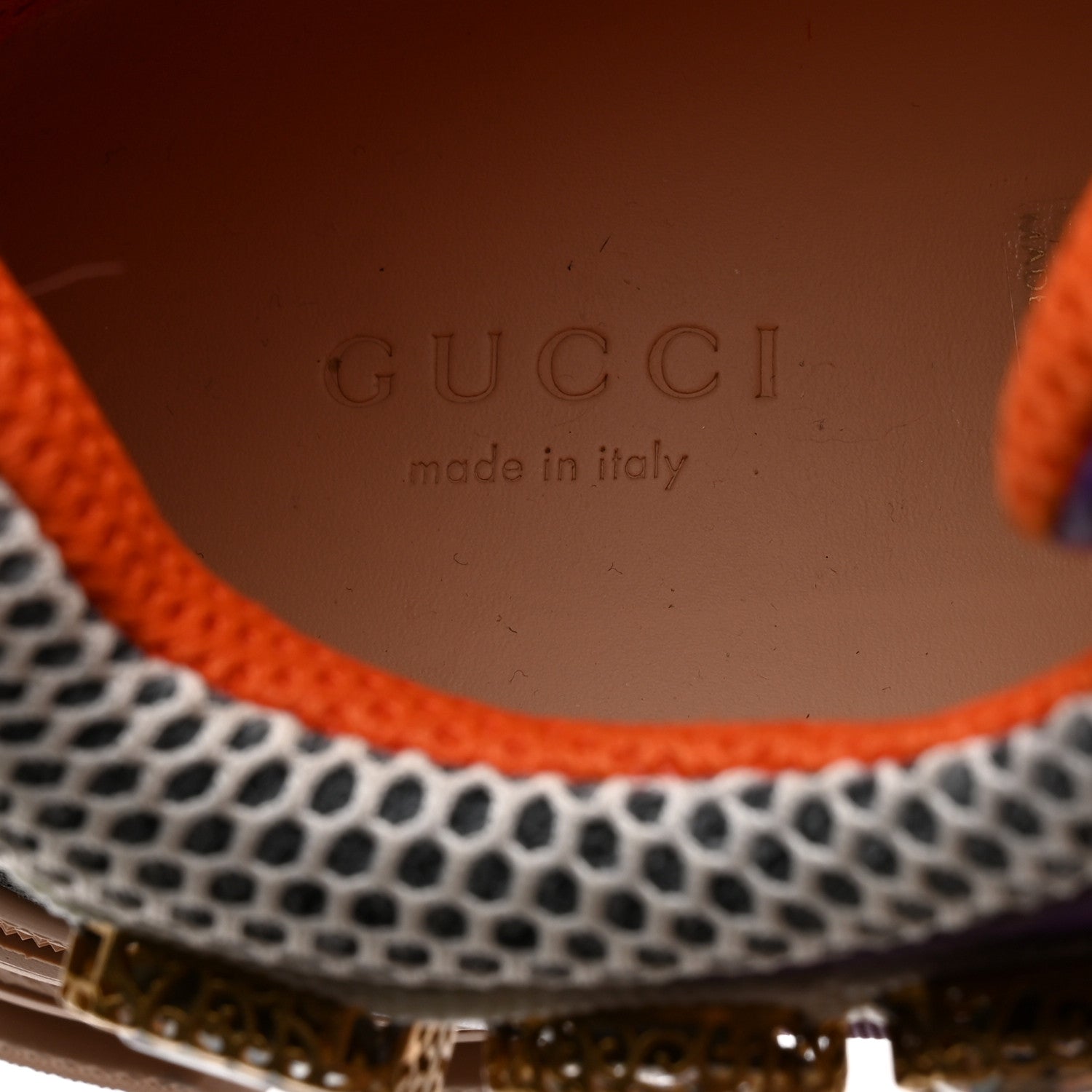 Gucci X SEGA Nylon Calfskin Suede Removable Crystals Womens Flashtrek Sneakers 36 Lavender Loess Shine Purple 7 of 10