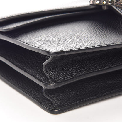 Gucci Pebbled Calfskin Small Dionysus Shoulder Bag Black 5 of 9